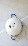 Vintage French Enamelware Dish
