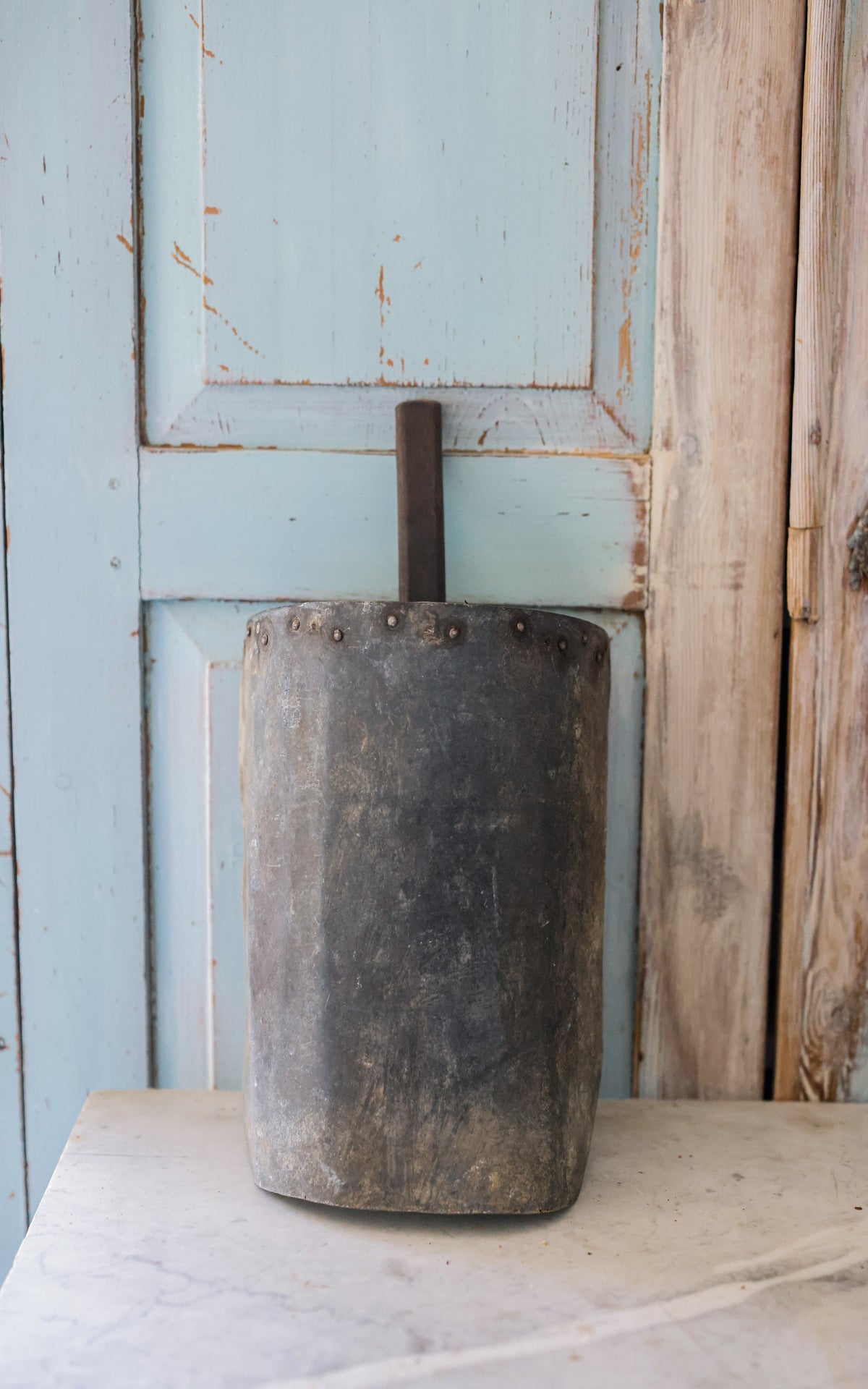 Vintage French Grain Scoop