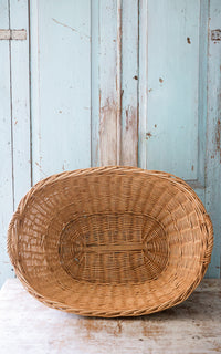 Vintage French Laundry Basket