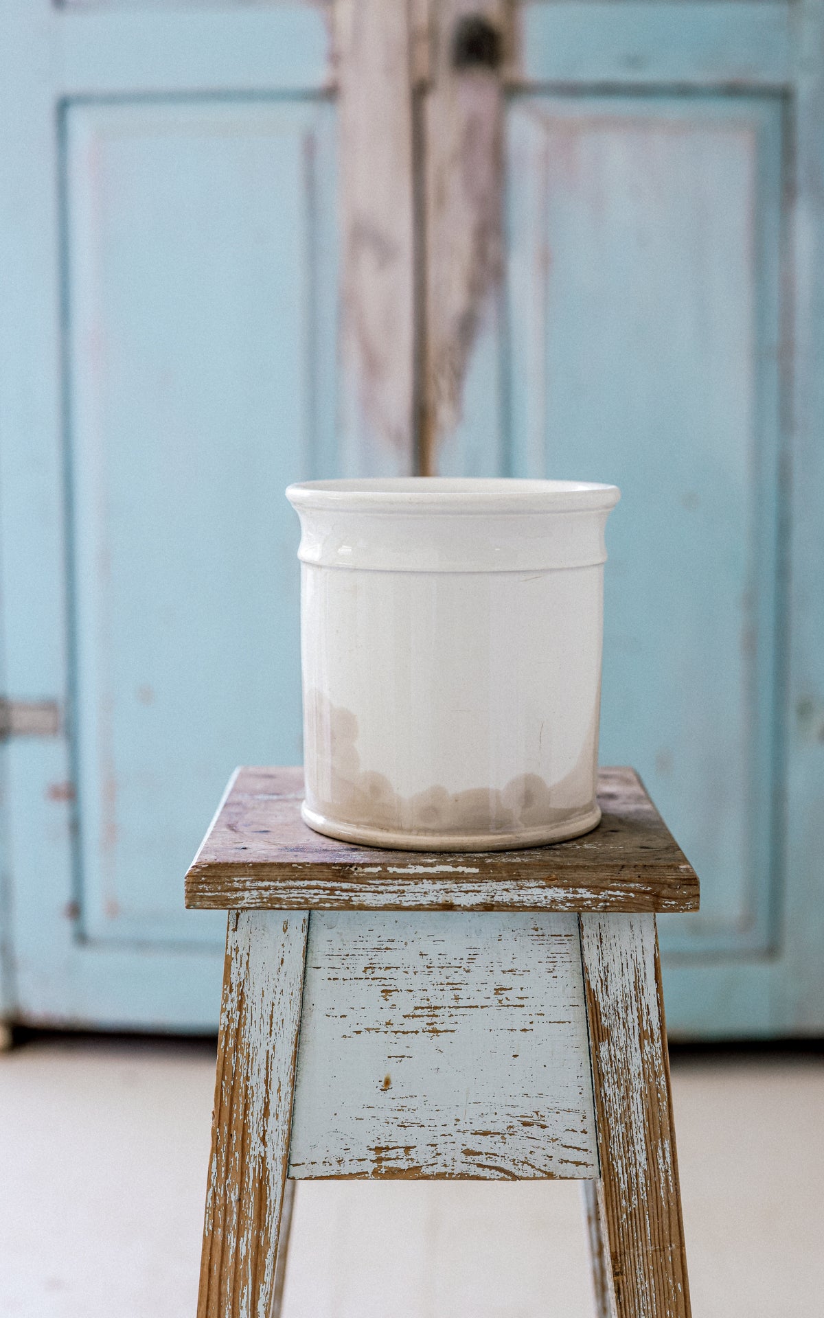 Vintage French Stoneware Crock