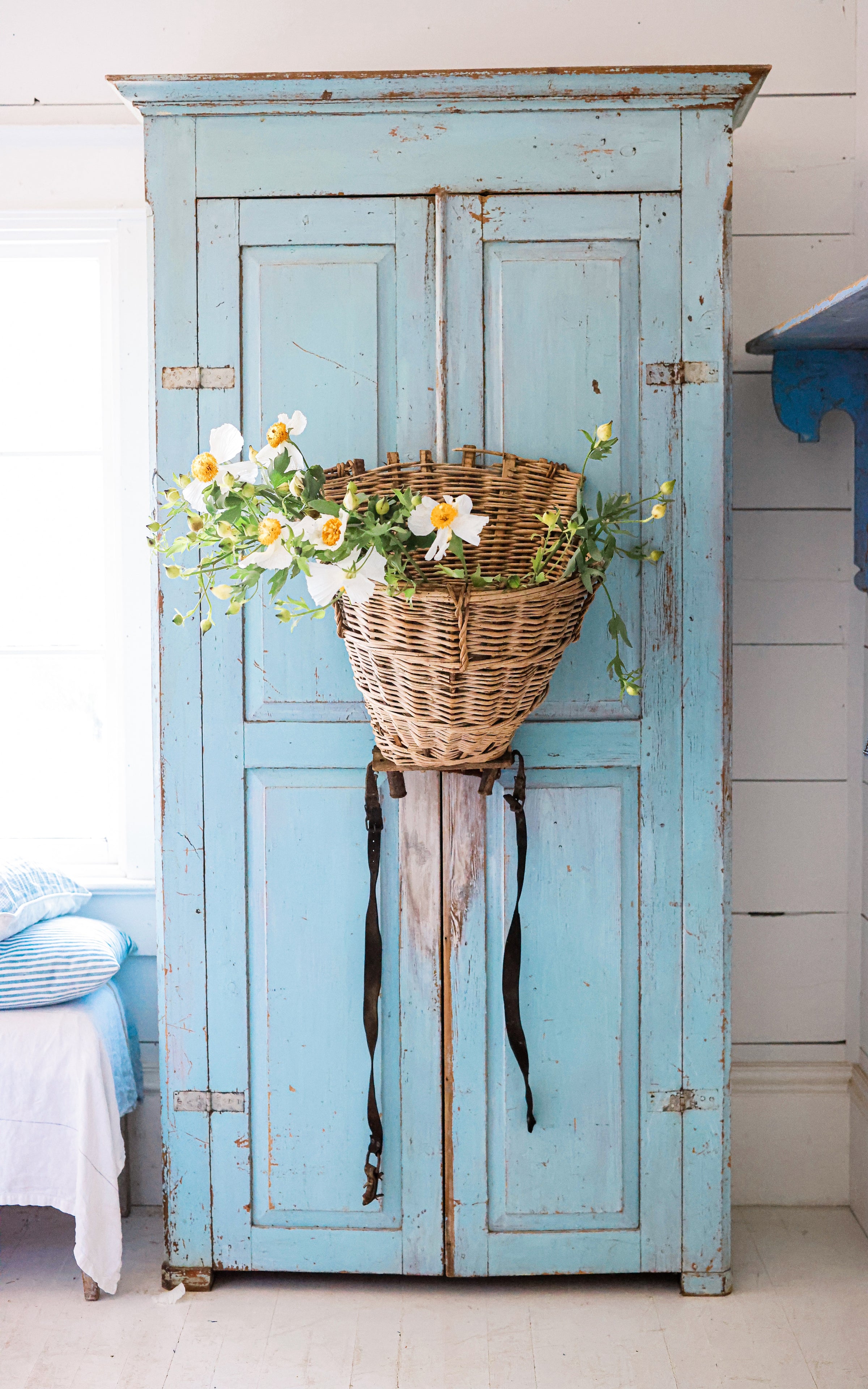 Vintage French Harvesting Basket