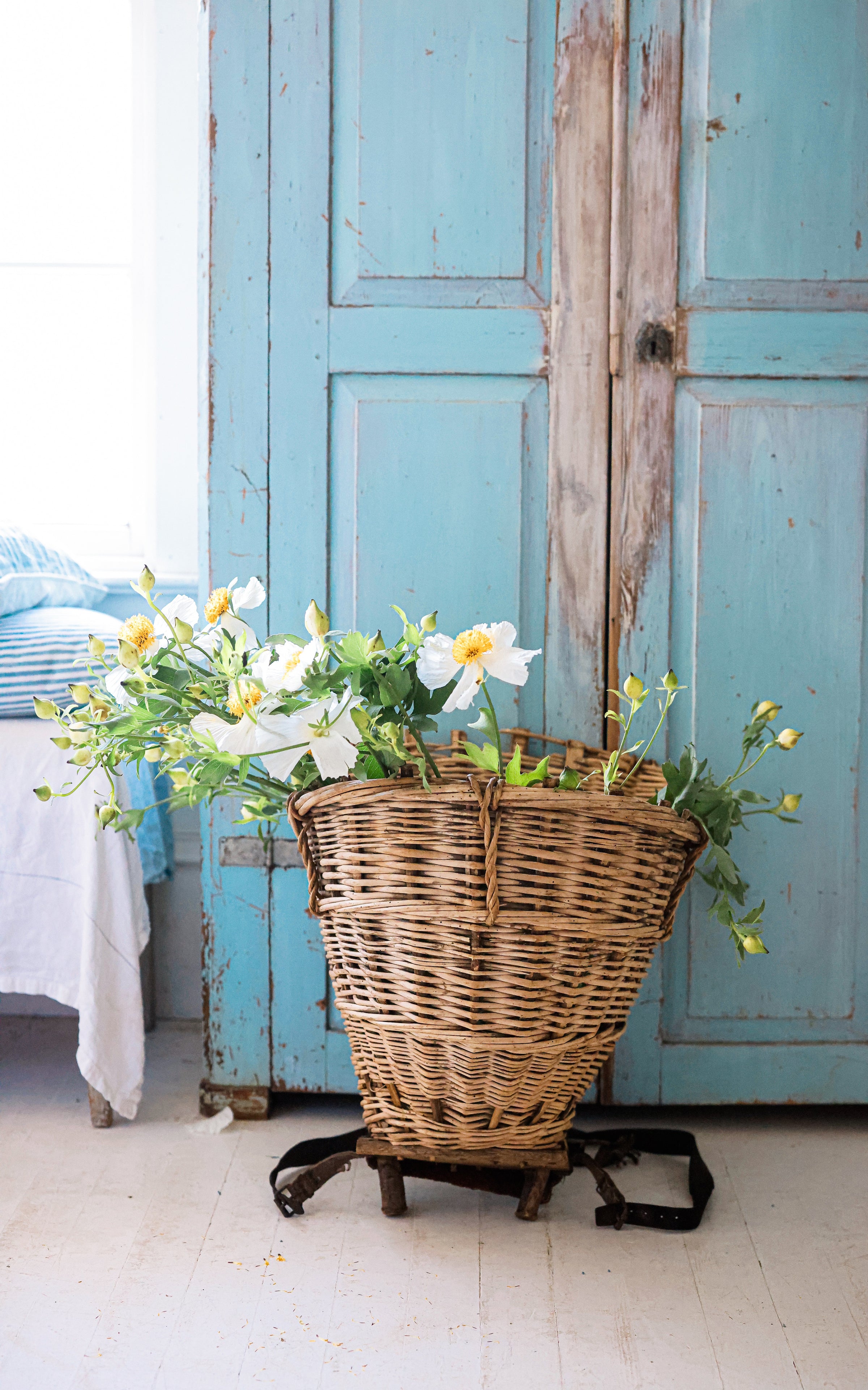 Vintage French Harvesting Basket