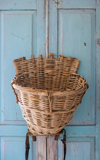 Vintage French Harvesting Basket