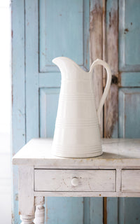 Vintage French Ironstone Pitcher