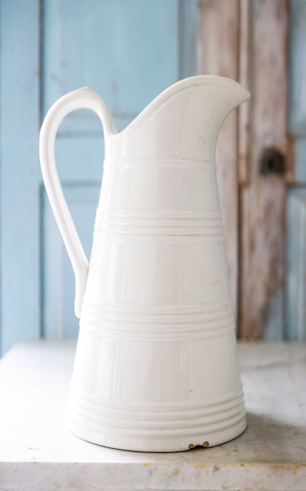 Vintage French Ironstone Pitcher