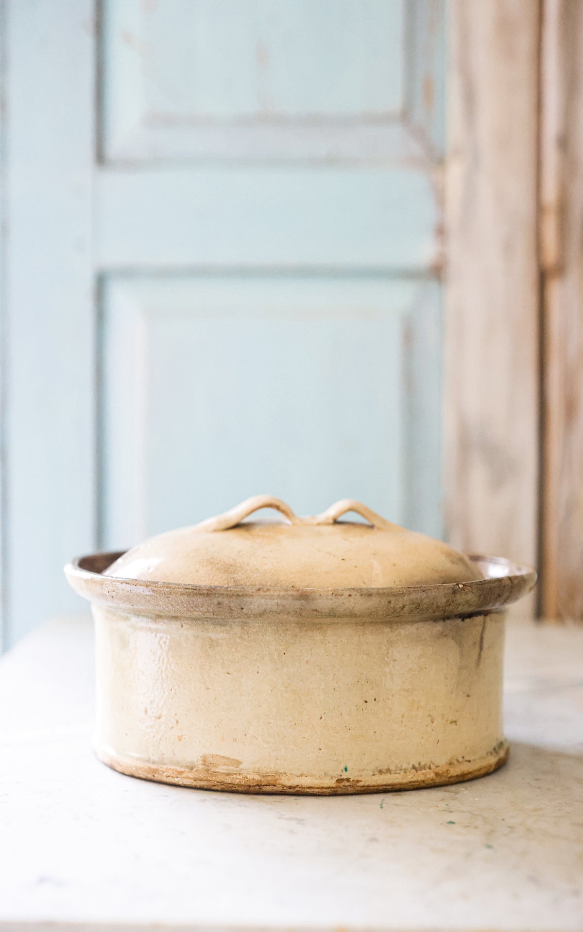Vintage French Stoneware Dish