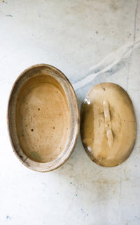 Vintage French Stoneware Dish