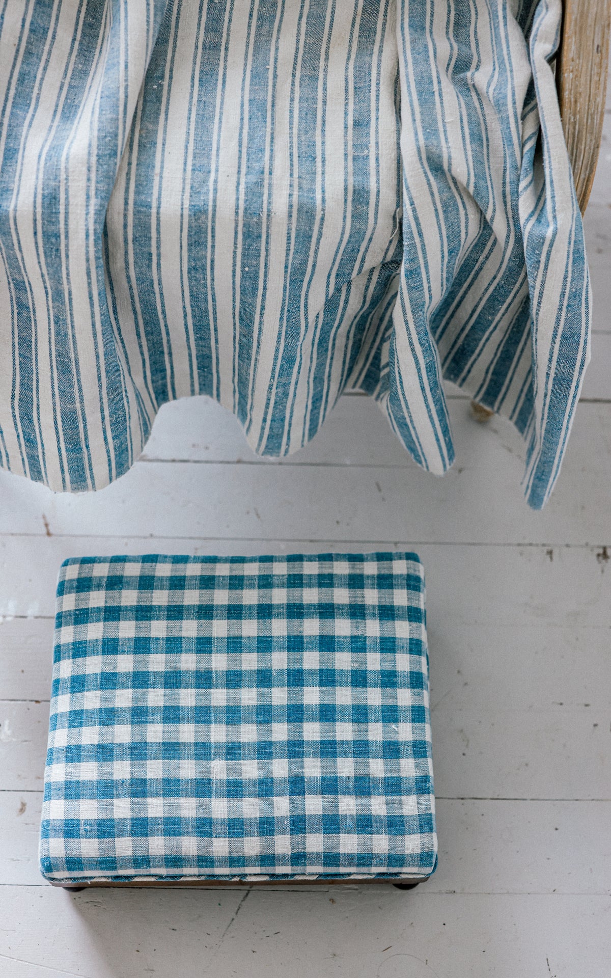 Petite Vintage French  Foot Stool