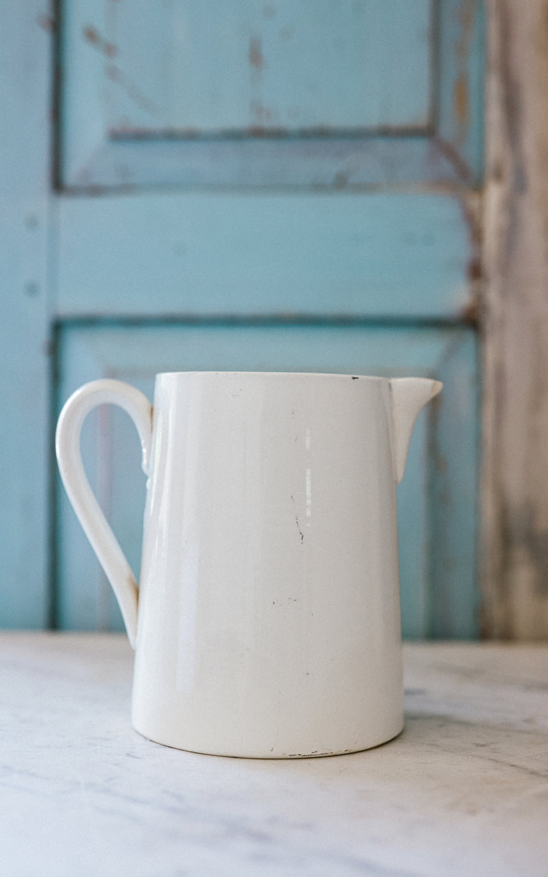 Vintage French Ironstone Pitcher