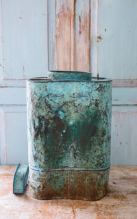 Vintage Italian Zinc Canister