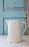 Vintage Belgian Ironstone Pitcher