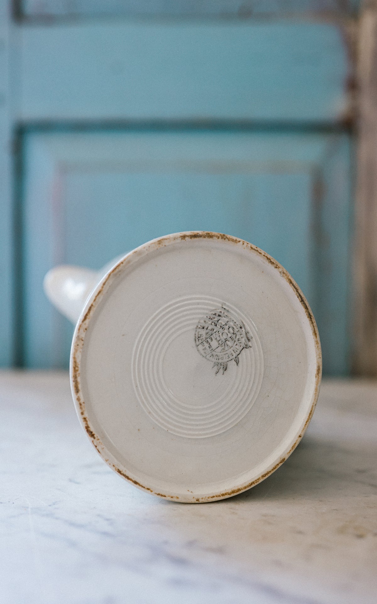 Vintage Belgian Ironstone Pitcher