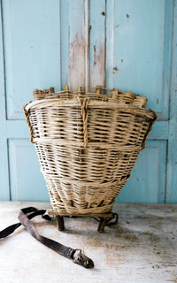 Vintage French Harvesting Basket