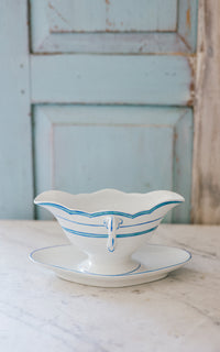 Vintage Swedish Stoneware Sauce Boat