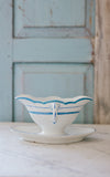 Vintage Swedish Stoneware Sauce Boat