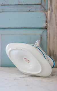 Vintage Swedish Stoneware Sauce Boat