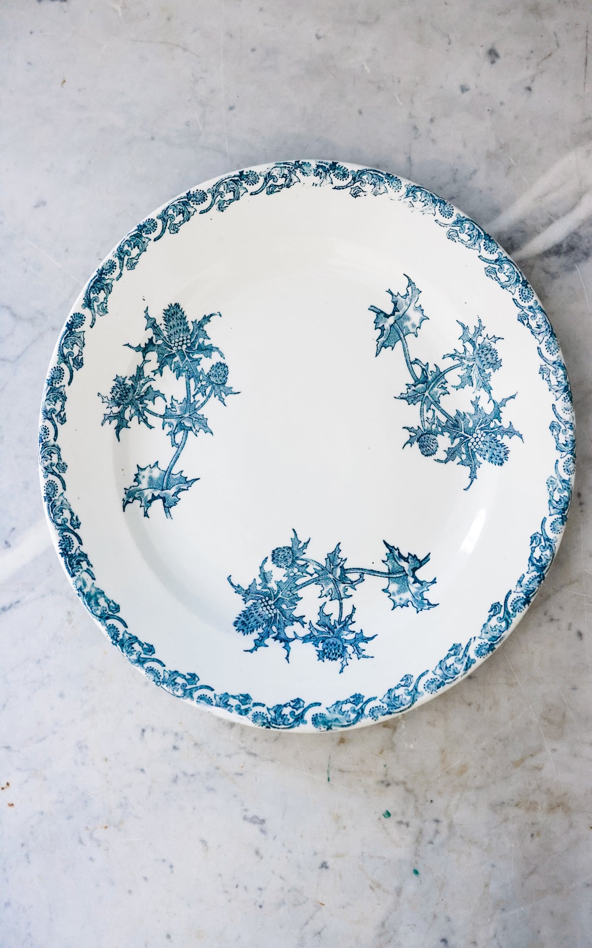 Large Vintage French Plate