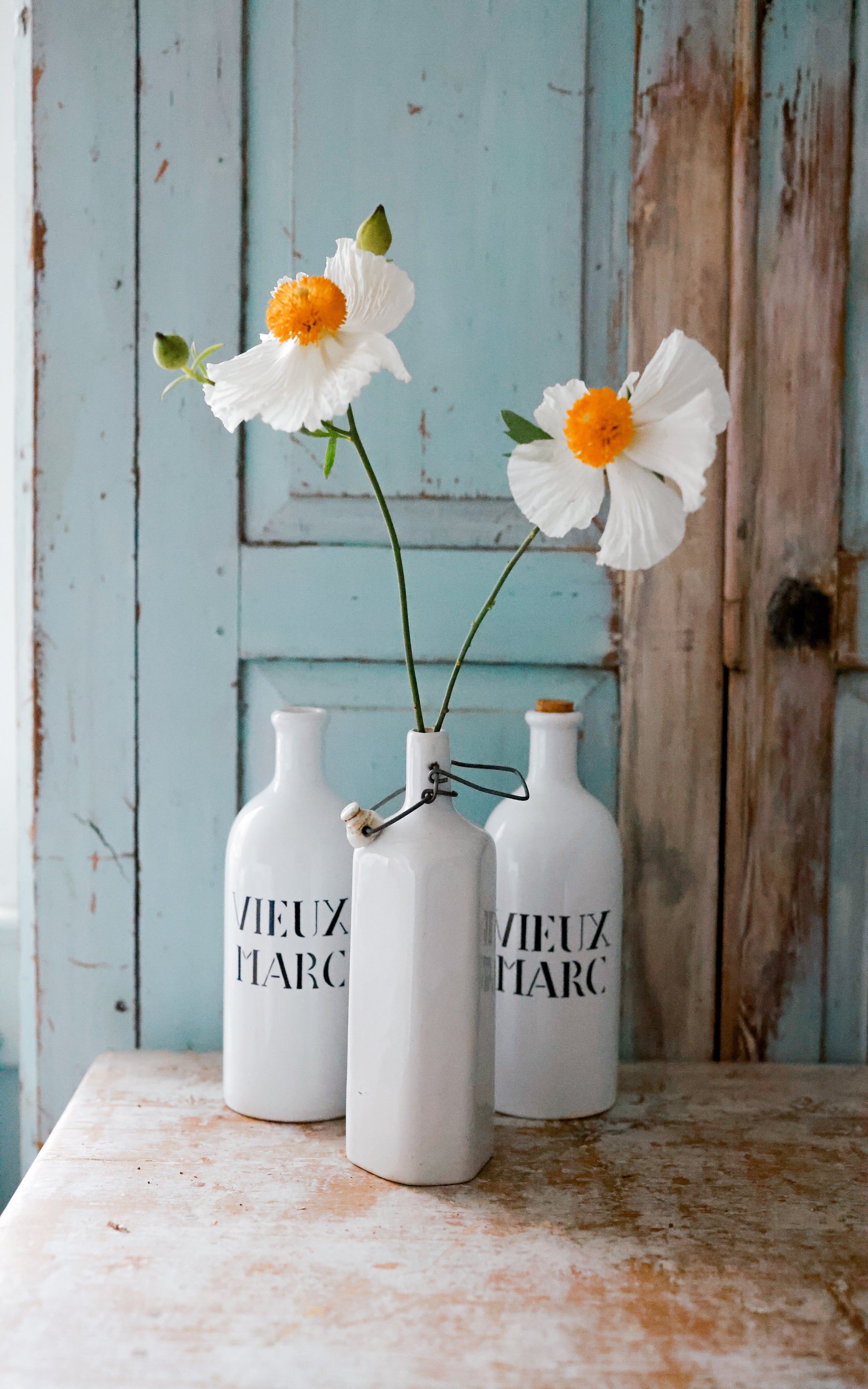 Set of Three Vintage French Bottles