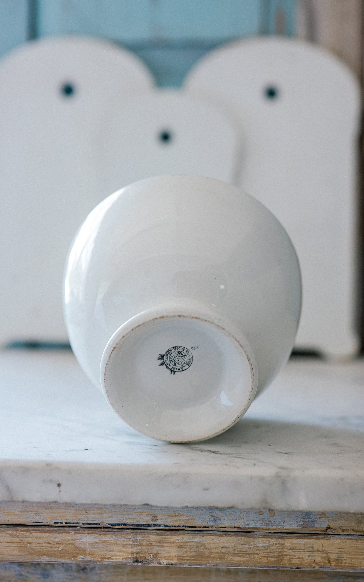 Vintage Belgian Stoneware Cafe Bowl