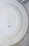 Large Vintage French Stoneware Plate