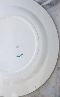 Large Vintage French Stoneware Plate