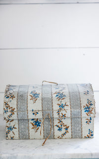 Vintage French Wallpapered Box
