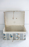 Vintage French Wallpapered Box