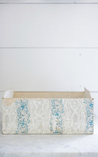 Vintage French Wallpapered Box