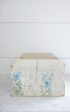 Vintage French Wallpapered Box