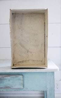 Vintage French Wallpapered Box
