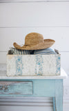 Vintage French Wallpapered Box