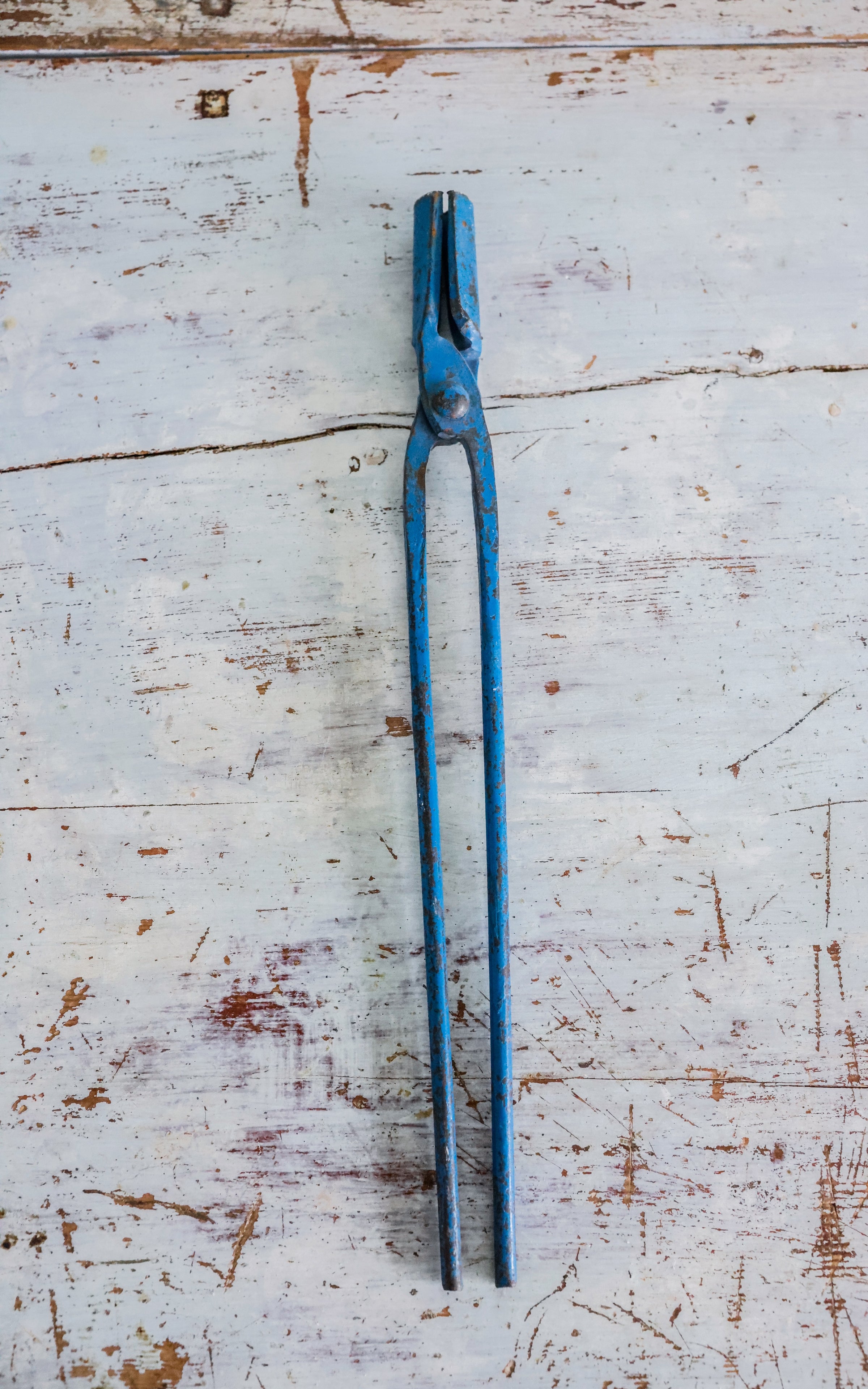 Vintage French Metal Tongs
