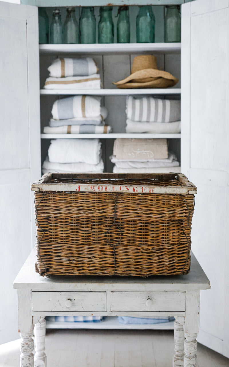 Vintage French Boulangerie Basket
