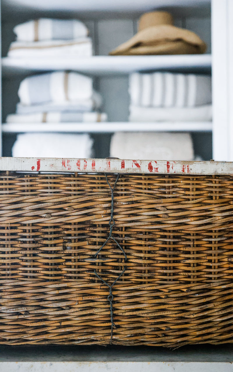Vintage French Boulangerie Basket