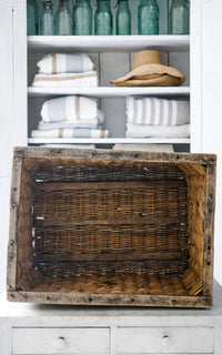 Vintage French Boulangerie Basket