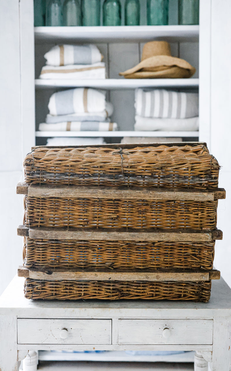 Vintage French Boulangerie Basket