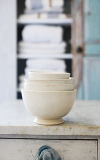 Set of Four Vintage Ironstone Cafe Au Lait Bowls