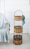 Vintage French Basket Stand