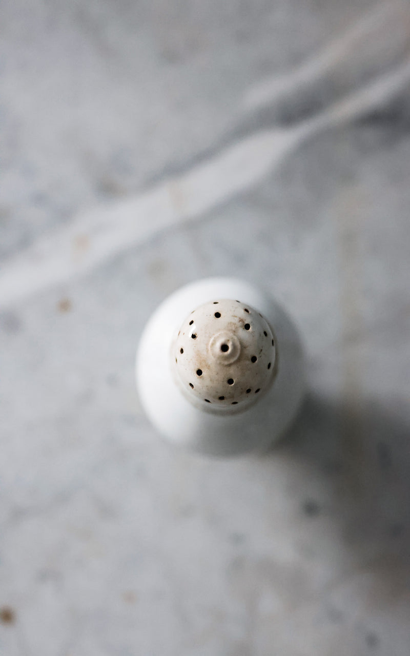 Vintage French Ironstone Sugar Shaker