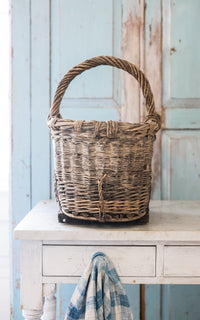 Vintage French Champagne Basket