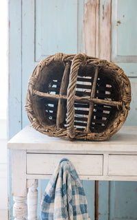 Vintage French Champagne Basket