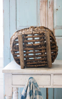 Vintage French Champagne Basket
