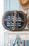 Set of Two Vintage French Champagne Baskets