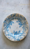One Vintage French Stoneware Plate