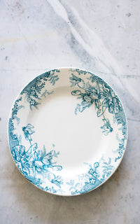 One Vintage French Stoneware Plate