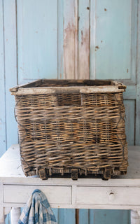 Vintage French Boulangerie Basket A