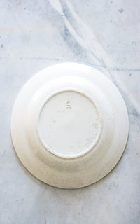 One Vintage French Stoneware Plate