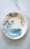 One Vintage French Ironstone Plate