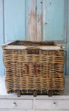 Vintage French Boulangerie Basket ~B
