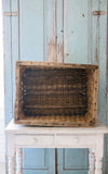 Vintage French Boulangerie Basket ~B
